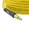 Interstate Pneumatics 3/8in 100 ft Yellow Hybrid Polymer Hose With 1/4in Brass Industrial 6-Ball Coupler & Steel Plug HH16-100H44BS - alternate 4